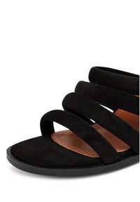 DeeZee Sandały XFV28178-D1 Czarny. Kolor: czarny. Materiał: materiał #6