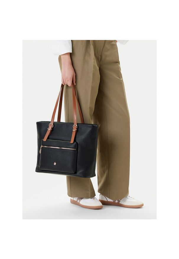 Torebka Beverly Hills Polo Club. Kolor: czarny