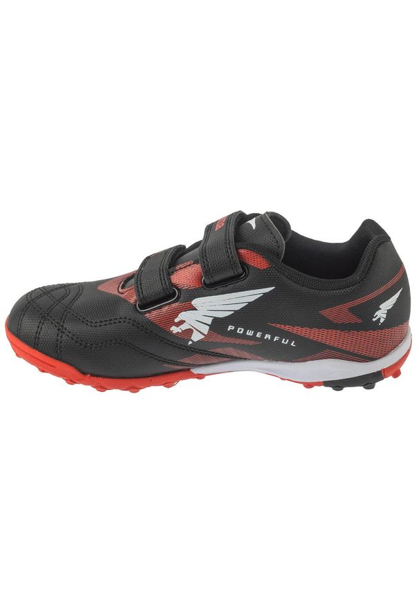 Joma - Buty piłkarskie turfy chłopięce, Powerful Jr 25 POJW TFV. Kolor: czarny. Sport: piłka nożna