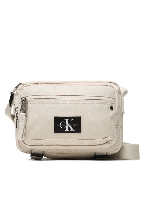 Calvin Klein Jeans Saszetka Sport Essentials Camera Bag21 W K50K510676 Beżowy. Kolor: beżowy. Materiał: materiał