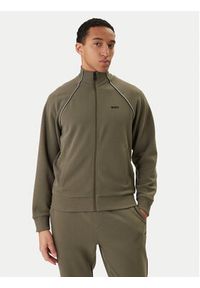 BOSS Dres 50555906 Khaki Regular Fit. Kolor: brązowy. Materiał: syntetyk, bawełna #2