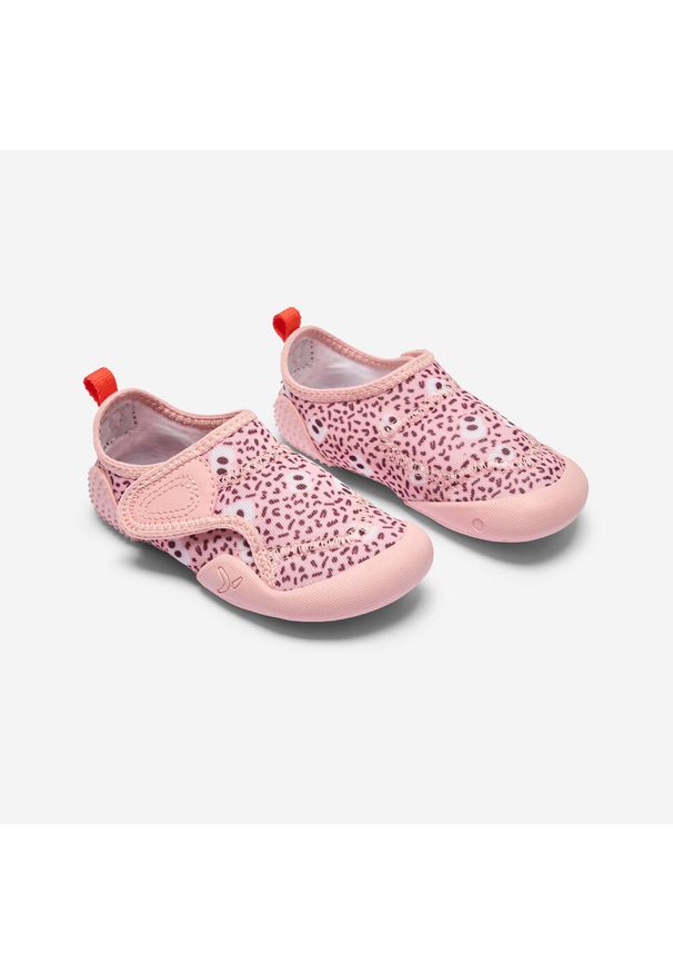 Decathlon - Buty dla dzieci Domyos Babylight. Zapięcie: rzepy. Kolor: różowy. Materiał: materiał