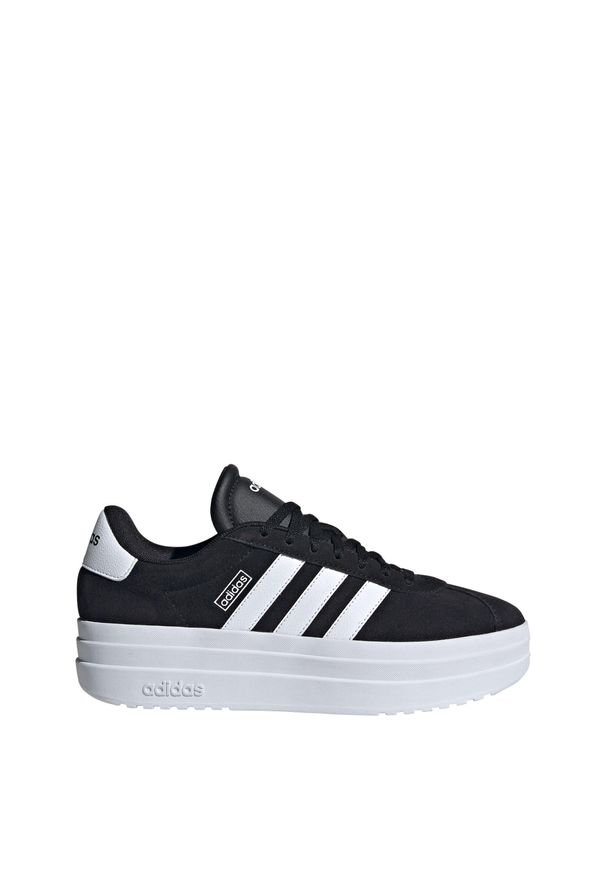 Adidas - Buty VL Court Bold. Kolor: czarny, biały, wielokolorowy. Obcas: na platformie