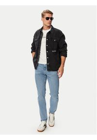 Karl Lagerfeld Jeans Kurtka jeansowa B3M16005 Czarny Regular Fit. Kolor: czarny. Materiał: bawełna #2