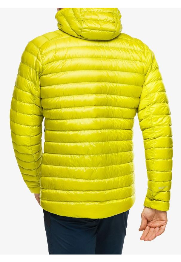 Kurtka puchowa męska Montane Anti-Freeze Hoodie. Kolor: żółty. Materiał: puch. Sport: wspinaczka