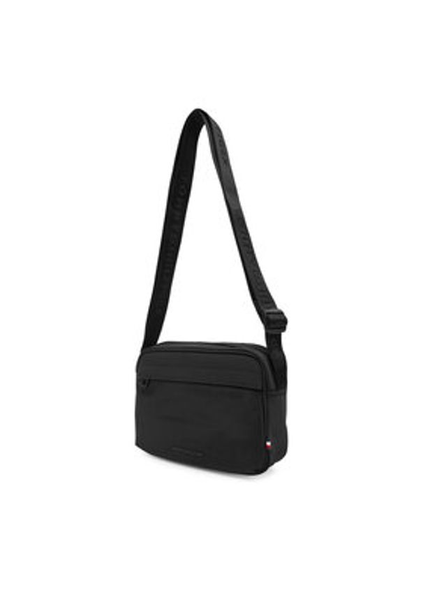 TOMMY HILFIGER - Tommy Hilfiger Saszetka Th Repreve Camera Bag AM0AM13187 Czarny. Kolor: czarny. Materiał: materiał