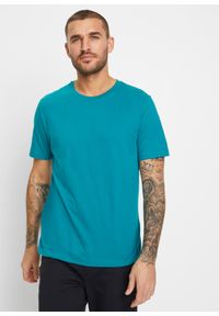 bonprix - T-shirt (2 szt.). Kolor: niebieski. Materiał: materiał