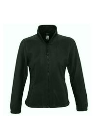 SOL'S - Damski Polar North Bluza Polarowa Na Zamek. Kolor: czerwony, wielokolorowy, zielony. Materiał: polar. Sezon: zima #1