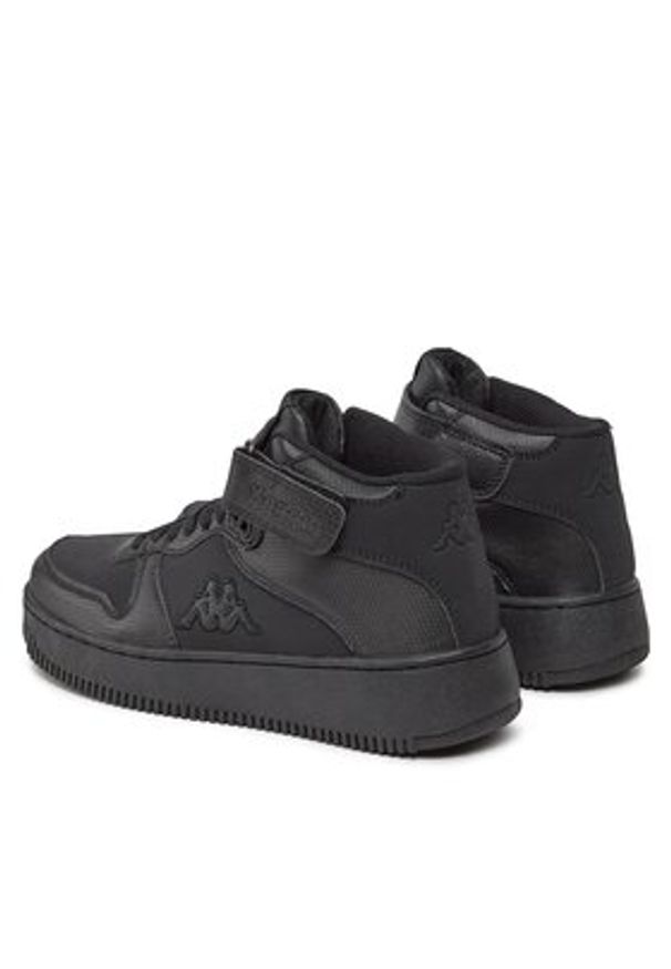 Kappa Sneakersy Logo Maserta Md V 35164DW Czarny. Kolor: czarny. Materiał: skóra