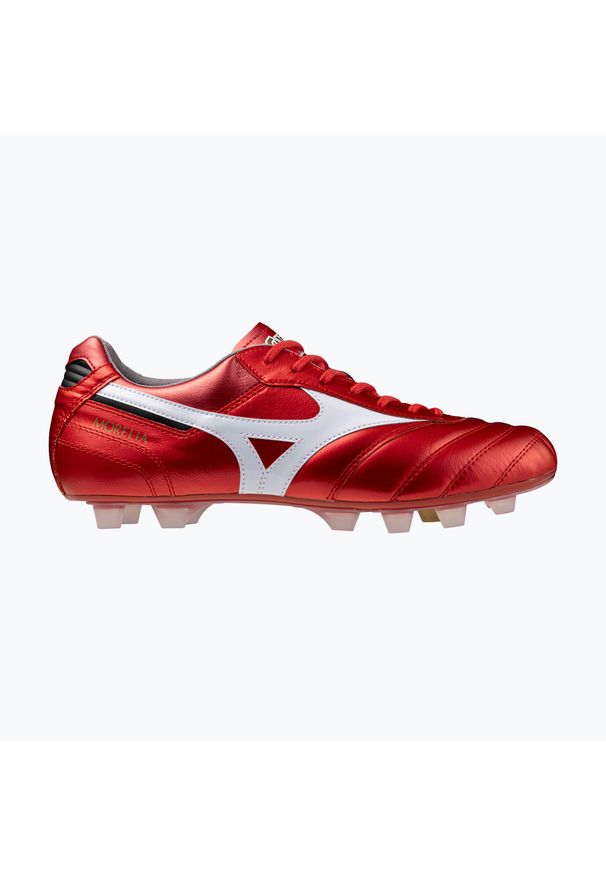 Buty piłkarskie męskie Mizuno Morelia II Japan Md red/white/black. Kolor: czerwony. Sport: piłka nożna