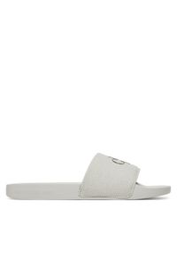 Calvin Klein Jeans Klapki Slide Monogram Cv YM0YM01271 Szary. Kolor: szary. Materiał: materiał