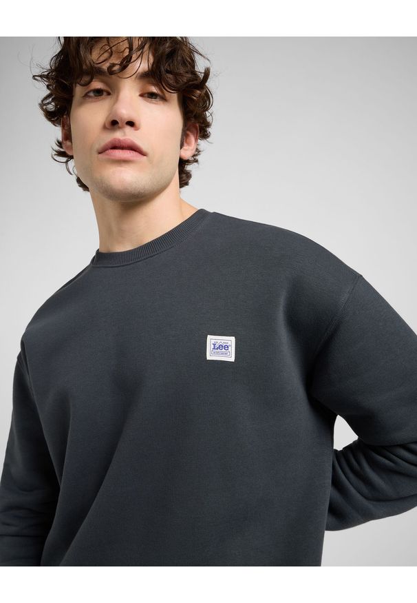 Lee - MESKA BLUZA LEE WORKWEAR SWS WASHED BLACK 112372312