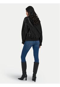 only - ONLY Kurtka z imitacji skóry Julia 15373024 Czarny Loose Fit. Kolor: czarny. Materiał: skóra #4