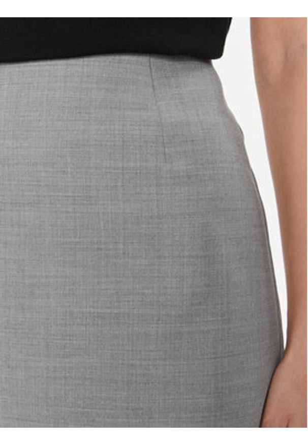 Herskind Spódnica mini Debby 5003879 Szary Regular Fit. Kolor: szary. Materiał: wełna, syntetyk
