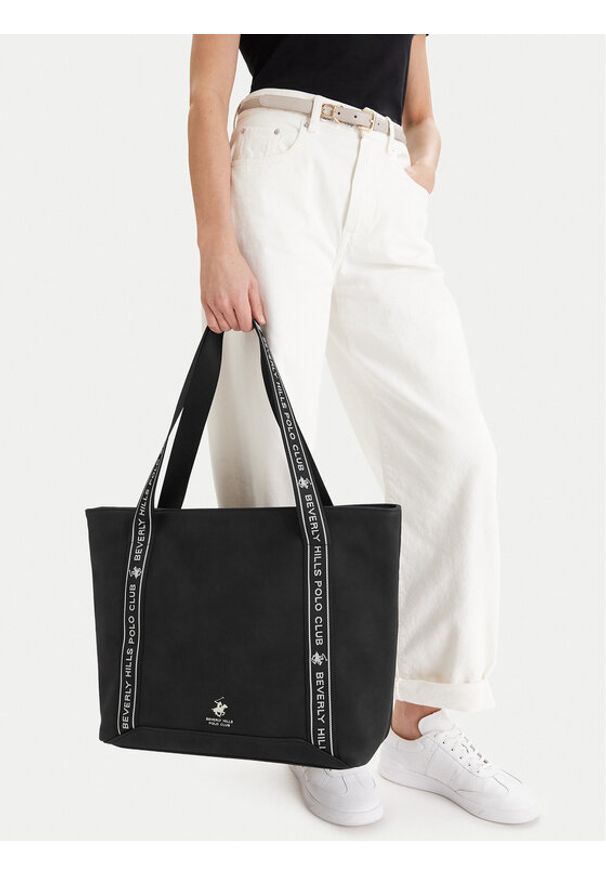 Beverly Hills Polo Club Torebka CWBEO-BHPC-L-016-09 Czarny. Kolor: czarny