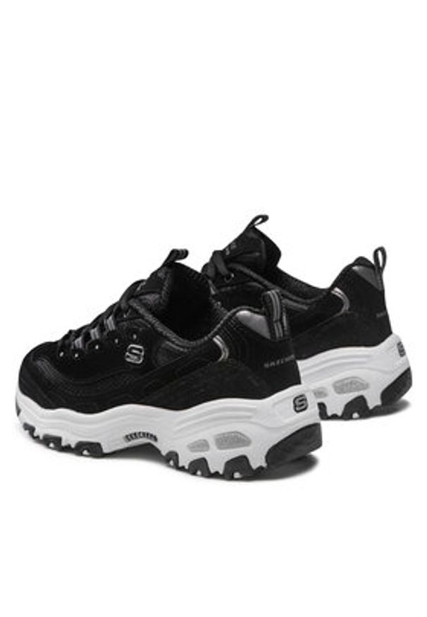 skechers - Skechers Sneakersy Biggest Fan 11930/BLK Czarny. Kolor: czarny. Materiał: materiał