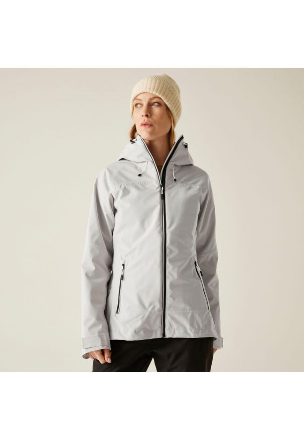 Regatta - Kurtka damska 3 w 1 Wentwood. Kolor: beżowy. Materiał: tkanina, puch. Sport: turystyka piesza