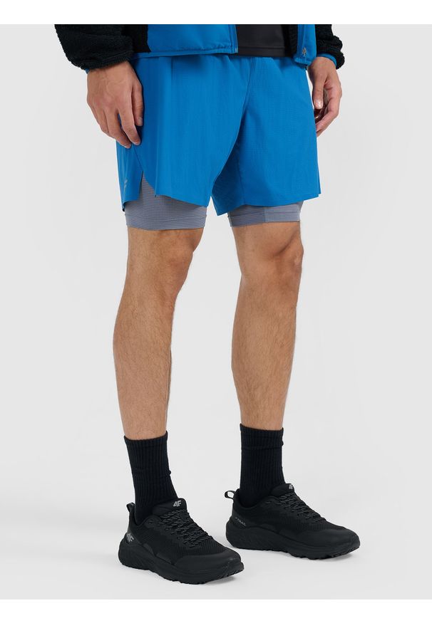 4f - 4F Niskie buty do biegania w terenie Original Trail męskie - czarne 43. Wysokość cholewki: przed kostkę. Kolor: czarny. Materiał: poliester, materiał, guma. Szerokość cholewki: normalna. Sport: bieganie, fitness