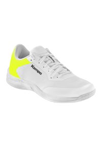 KEMPA - Damskie buty halowe Kempa Kourtfly Three. Kolor: wielokolorowy, biały, żółty. Sport: piłka ręczna #1