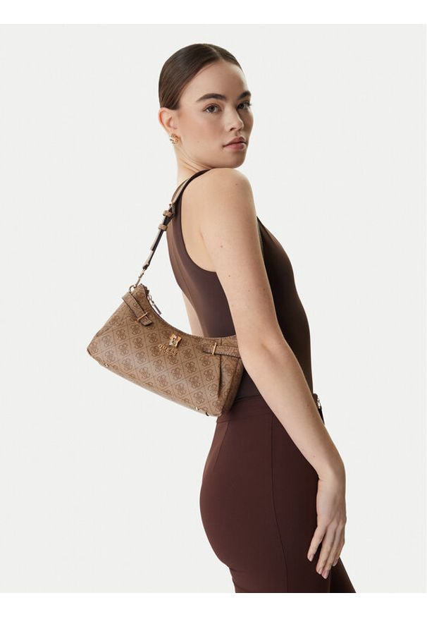 Guess Torebka Yesba HWSG78 33180 Beżowy. Kolor: beżowy. Materiał: skórzane