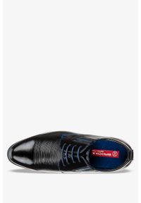 Casu - Czarne buty wizytowe sznurowane casu mxc408. Kolor: czarny. Styl: wizytowy