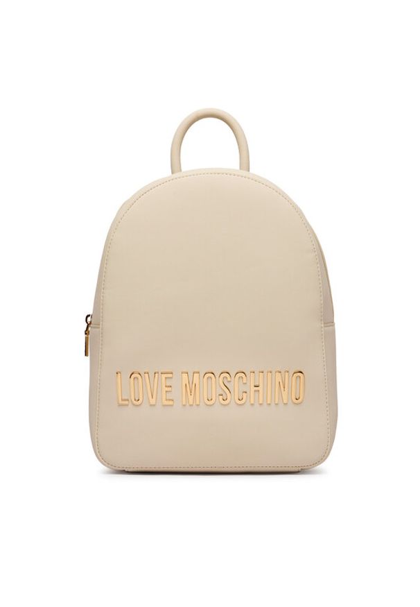 Love Moschino - LOVE MOSCHINO Plecak JC4193PP0OKD0110 Biały. Kolor: biały. Materiał: skóra