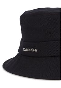 Calvin Klein Kapelusz Back Tie Bucket K60K613161 Czarny. Kolor: czarny. Materiał: materiał, bawełna
