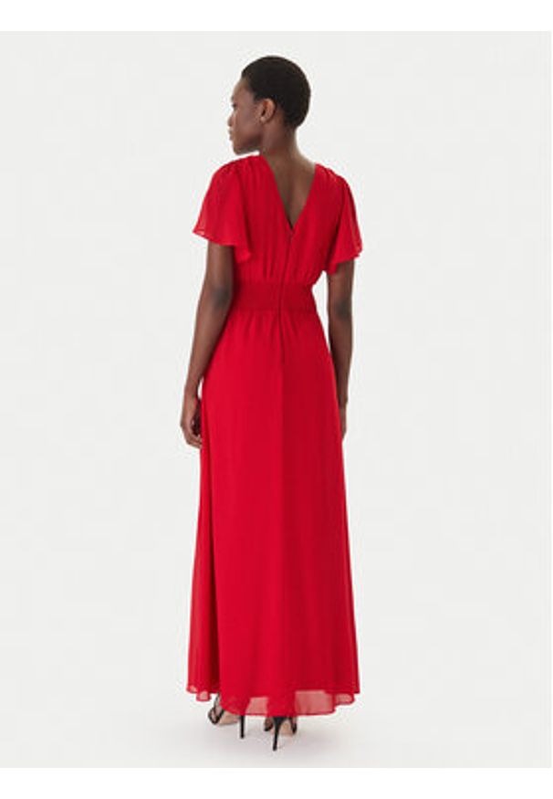Morgan Sukienka wieczorowa 261-RLUCY Czerwony Regular Fit. Kolor: czerwony. Materiał: syntetyk. Styl: wizytowy