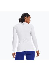 Bluza damska Under Armour ColdGear Authentics Crew. Kolor: biały. Długość rękawa: długi rękaw