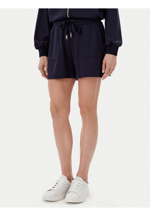 Gaudi Szorty materiałowe 511BD24007 Granatowy Regular Fit. Kolor: niebieski. Materiał: syntetyk