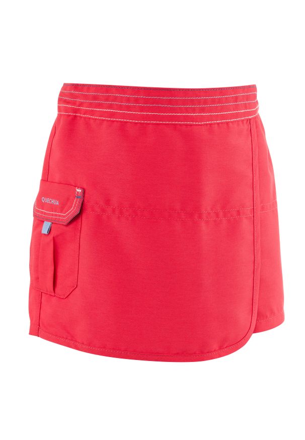 quechua - Spódnico-spodenki turystyczne dla dzieci Quechua MH100. Kolor: różowy. Materiał: poliester, materiał. Sezon: lato