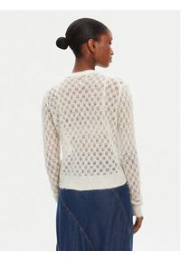 Munthe Kardigan Perl 252162025274 Beżowy Regular Fit. Kolor: beżowy. Materiał: syntetyk