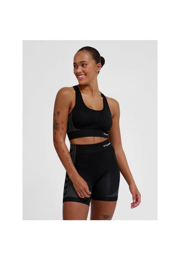 Biustonosz dla kobiet Hummel Mt Shaping. Kolor: czarny. Sport: fitness