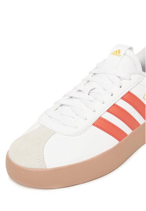 Adidas - adidas Sneakersy VL COURT 3.0 JP5346 Biały. Kolor: biały. Materiał: skóra