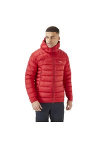 Kurtka puchowa męska Rab Electron Pro Down Jacket z kapturem. Typ kołnierza: kaptur. Kolor: czerwony. Materiał: puch #1