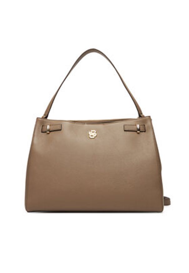 BOSS Torebka Beyond 50547714 Beżowy. Kolor: beżowy. Materiał: skórzane