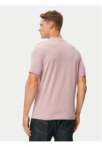 Karl Lagerfeld - KARL LAGERFELD T-Shirt 755750 563221 Różowy Regular Fit. Typ kołnierza: dekolt w karo. Kolor: różowy. Materiał: bawełna #5