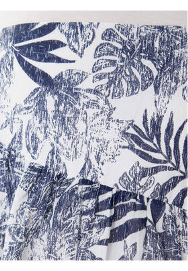 United Colors of Benetton - United Colors Of Benetton Spódnica maxi 4ENDD004R Niebieski Relaxed Fit. Kolor: niebieski. Materiał: bawełna