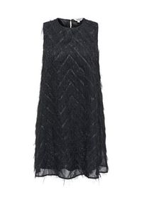 only - ONLY Sukienka koktajlowa Faye 15358411 Czarny Loose Fit. Kolor: czarny. Materiał: syntetyk. Styl: wizytowy