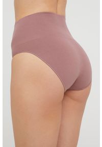 Spanx Figi modelujące Everyday Shaping Panties Brief kolor brązowy. Kolor: brązowy. Materiał: dzianina. Wzór: gładki #3