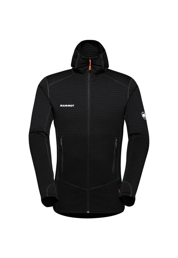 Bluza trekkingowa męska Mammut Taiss Light ML Hooded Jacket. Typ kołnierza: kaptur. Kolor: wielokolorowy, czarny, szary