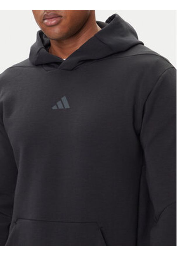 Adidas - adidas Bluza techniczna Designed for Training IY1119 Czarny Regular Fit. Kolor: czarny. Materiał: syntetyk