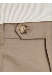 TOMMY HILFIGER - Tommy Hilfiger Szorty materiałowe Smart Casual MW0MW42670 Beżowy jasny Relaxed Fit. Okazja: na co dzień. Kolor: beżowy. Materiał: bawełna. Styl: casual #3