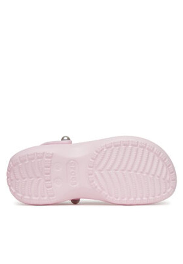 Crocs Klapki Classic Platform Pearl Clog 211231 Różowy. Kolor: różowy. Obcas: na platformie