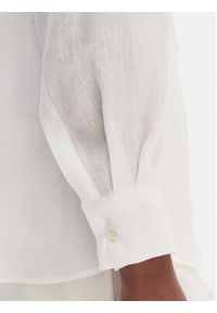 Marella Koszula Editore 2613111084 Biały Regular Fit. Kolor: biały. Materiał: len #5