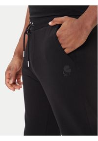 Karl Lagerfeld - KARL LAGERFELD Spodnie dresowe 705752 500900 Czarny Regular Fit. Kolor: czarny. Materiał: bawełna #5