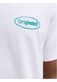 Jack & Jones T-Shirt Riviera 12295202 Biały Regular Fit. Kolor: biały. Materiał: bawełna #7