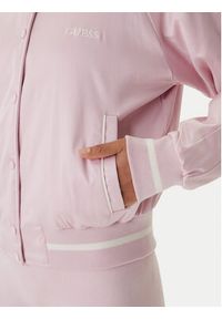 Guess Kurtka bomber V6RL02 WL022 Różowy Regular Fit. Kolor: różowy. Materiał: bawełna #5