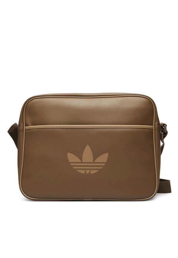 Adidas - adidas Torba KD7847 Brązowy. Kolor: brązowy. Materiał: skóra