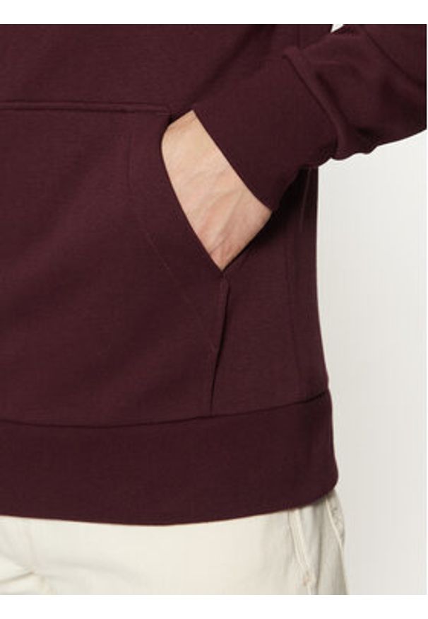 Tom Tailor Bluza 1043727 Bordowy Regular Fit. Kolor: czerwony. Materiał: bawełna, syntetyk
